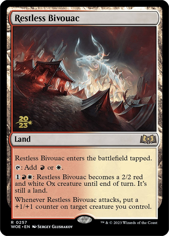 Restless Bivouac [Wilds of Eldraine Prerelease Promos] | Cracking-Singles