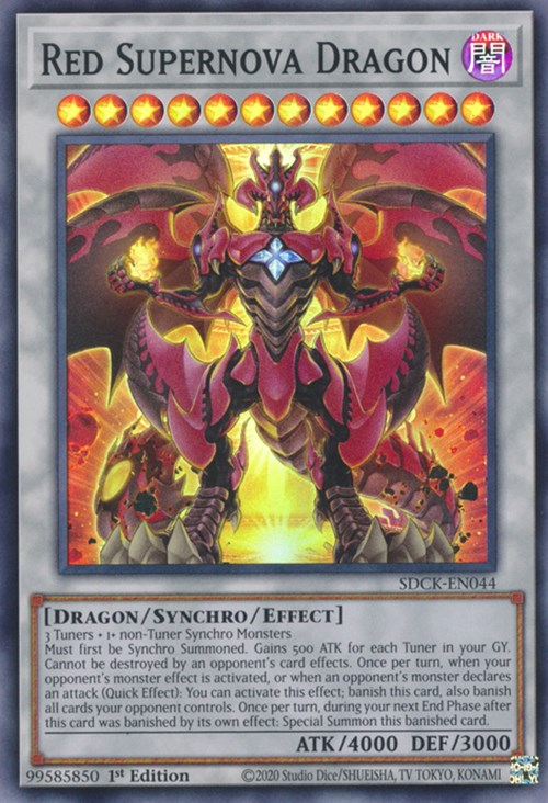 Red Supernova Dragon [SDCK-EN044] Super Rare | Cracking-Singles