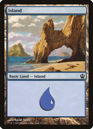 Island (237) [Theros] | Cracking-Singles