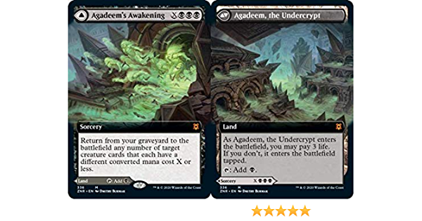 Agadeem's Awakening // Agadeem, the Undercrypt (Extended Art) [Zendikar Rising] | Cracking-Singles