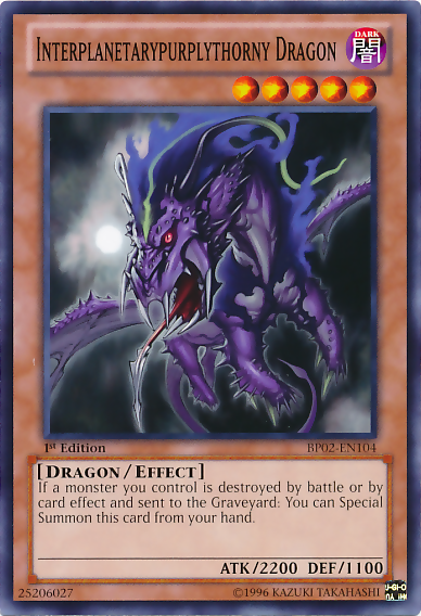 Interplanetarypurplythorny Dragon [BP02-EN104] Common | Cracking-Singles