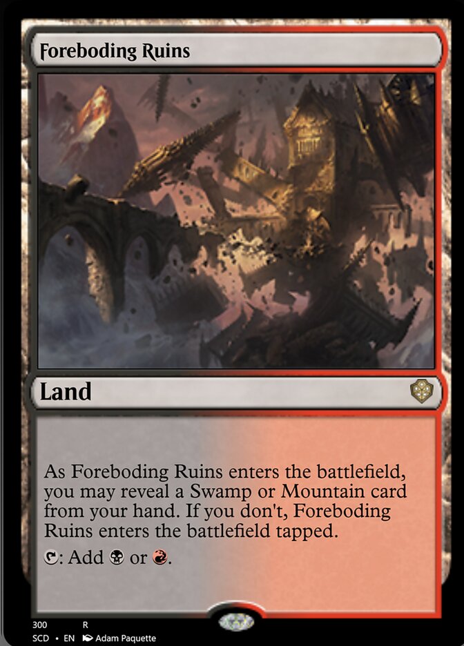Foreboding Ruins [Starter Commander Decks] | Cracking-Singles