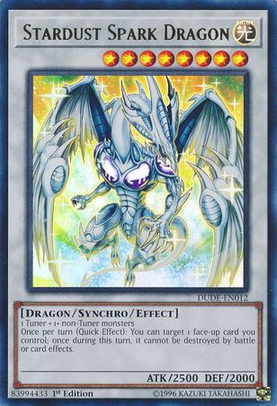 Stardust Spark Dragon [DUDE-EN012] Ultra Rare | Cracking-Singles