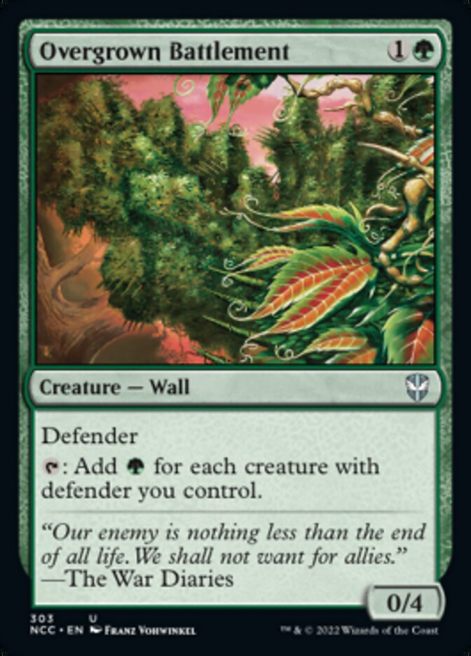 Overgrown Battlement [Streets of New Capenna Commander] | Cracking-Singles