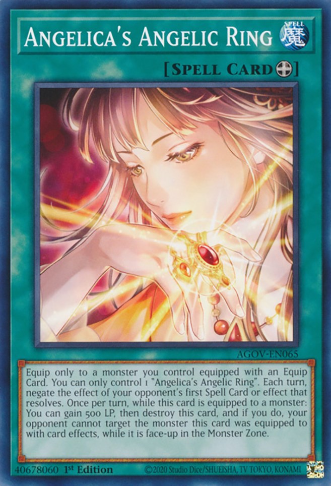 Angelica's Angelic Ring [AGOV-EN065] Common | Cracking-Singles
