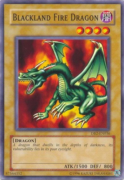 Blackland Fire Dragon [DB2-EN036] Common | Cracking-Singles