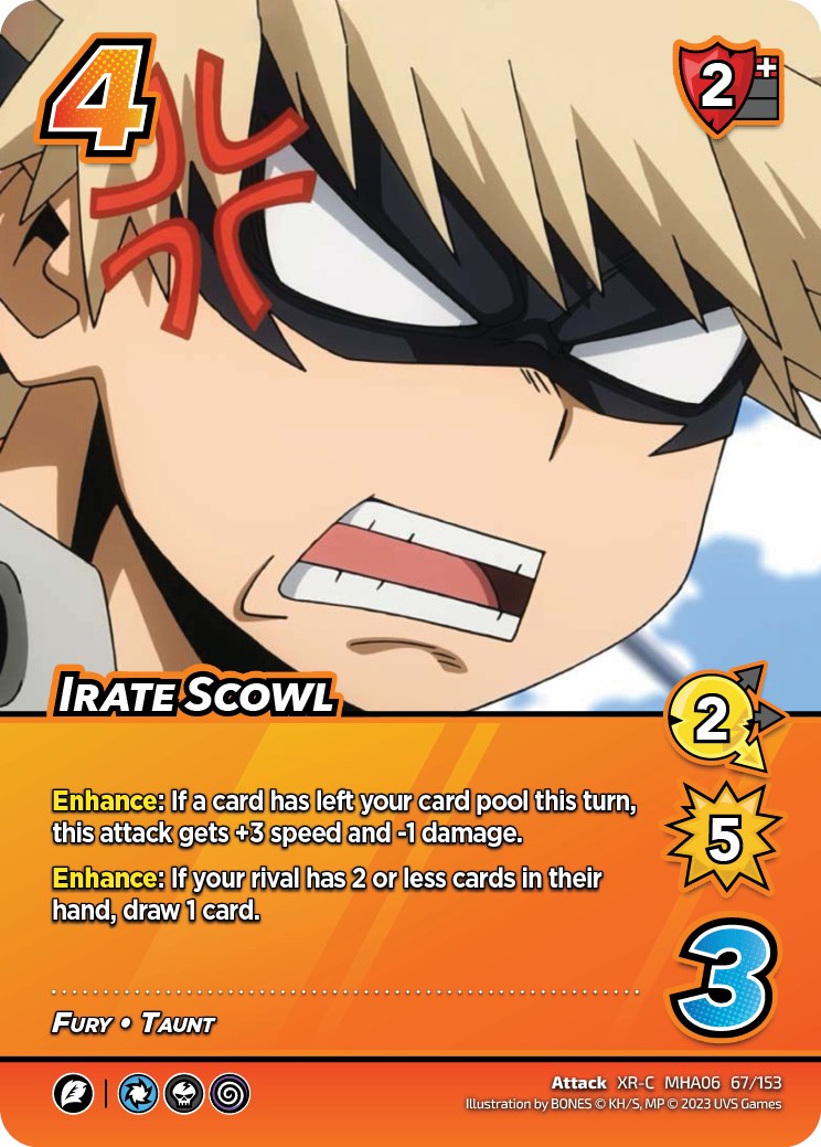 Irate Scowl (XR) [Jet Burn] | Cracking-Singles