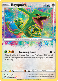 Rayquaza (138/185) [Sword & Shield: Vivid Voltage] | Cracking-Singles