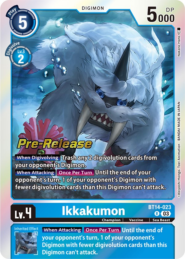 Ikkakumon [BT14-023] [Blast Ace Pre-Release Cards] | Cracking-Singles
