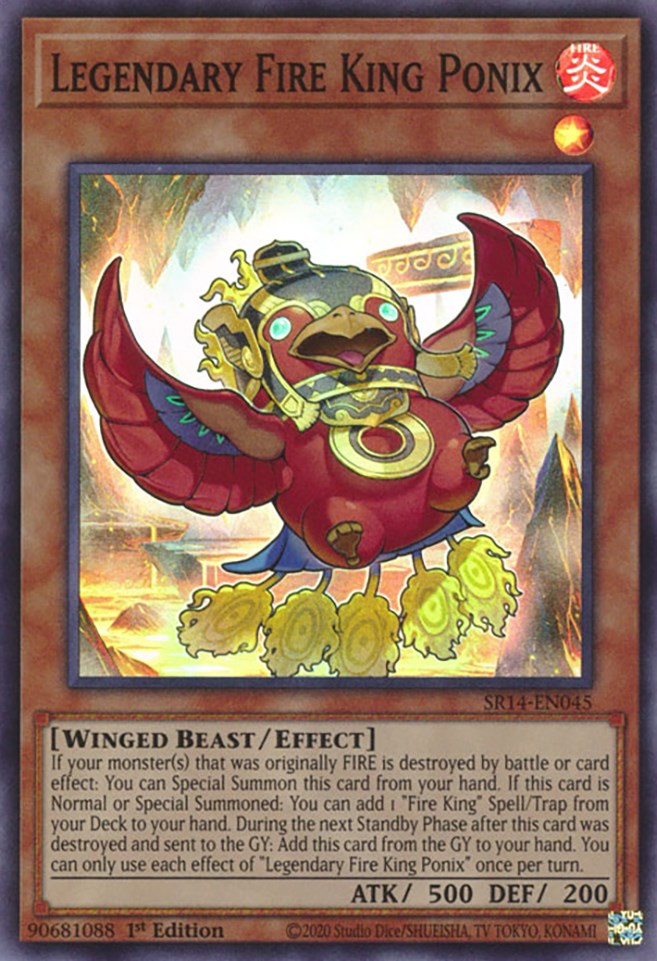 Legendary Fire King Ponix [SR14-EN045] Super Rare | Cracking-Singles