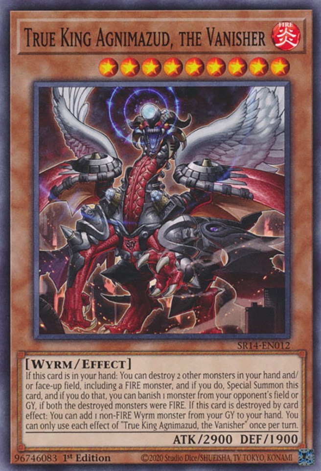 True King Agnimazud, the Vanisher [SR14-EN012] Common | Cracking-Singles