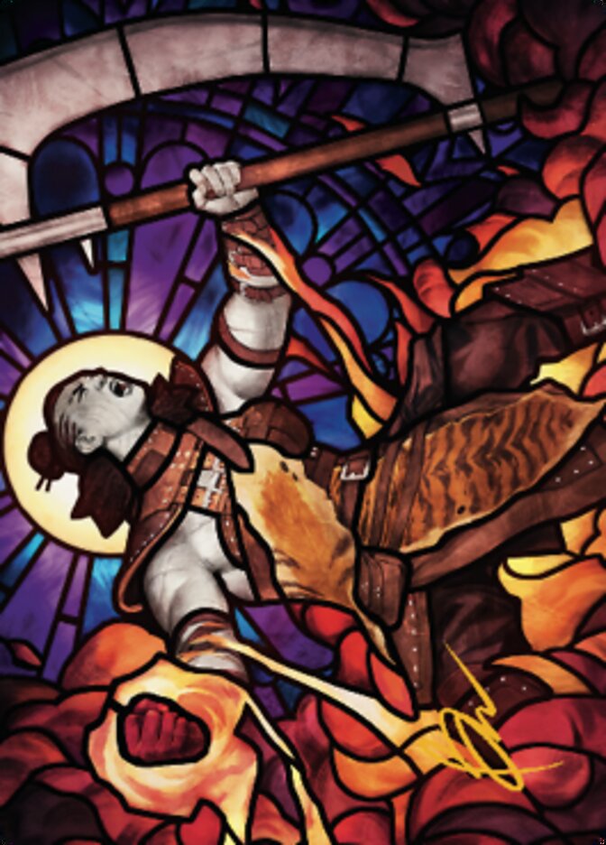 Garna, Bloodfist of Keld Art Card (Gold-Stamped Signature) [Dominaria United Art Series] | Cracking-Singles