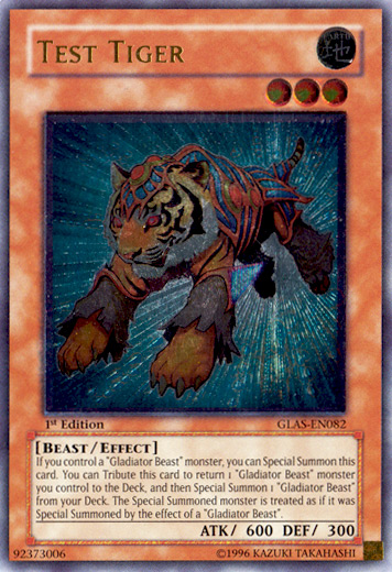 Test Tiger [GLAS-EN082] Ultimate Rare | Cracking-Singles