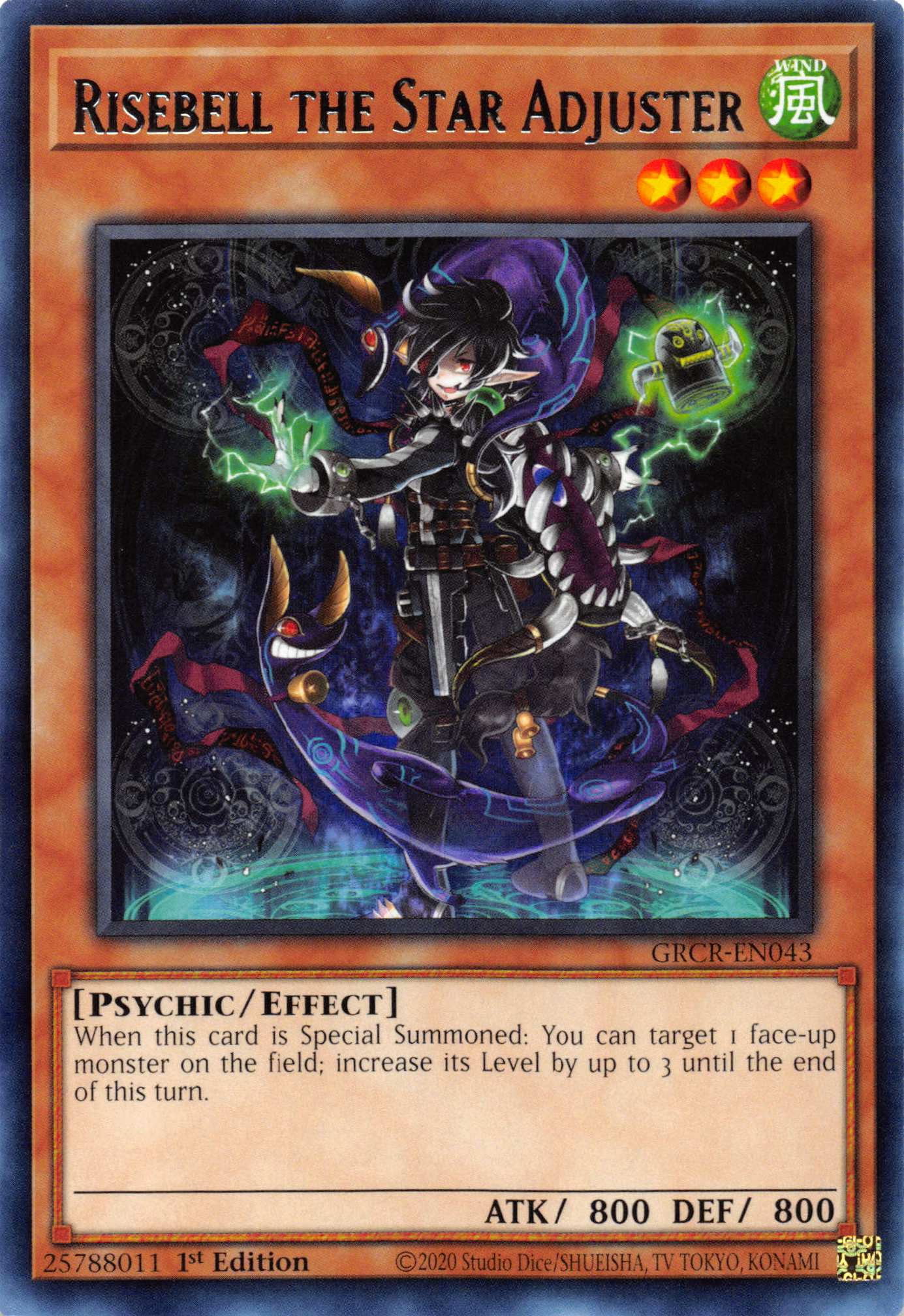 Risebell the Star Adjuster [GRCR-EN043] Rare | Cracking-Singles