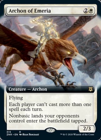 Archon of Emeria (Extended Art) [Zendikar Rising] | Cracking-Singles