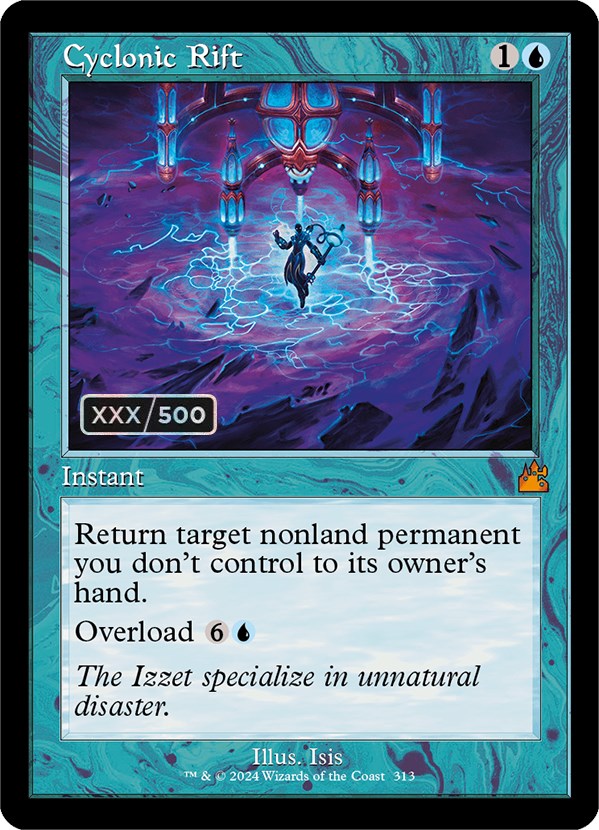 Cyclonic Rift (Retro) (Serialized) [Ravnica Remastered] | Cracking-Singles