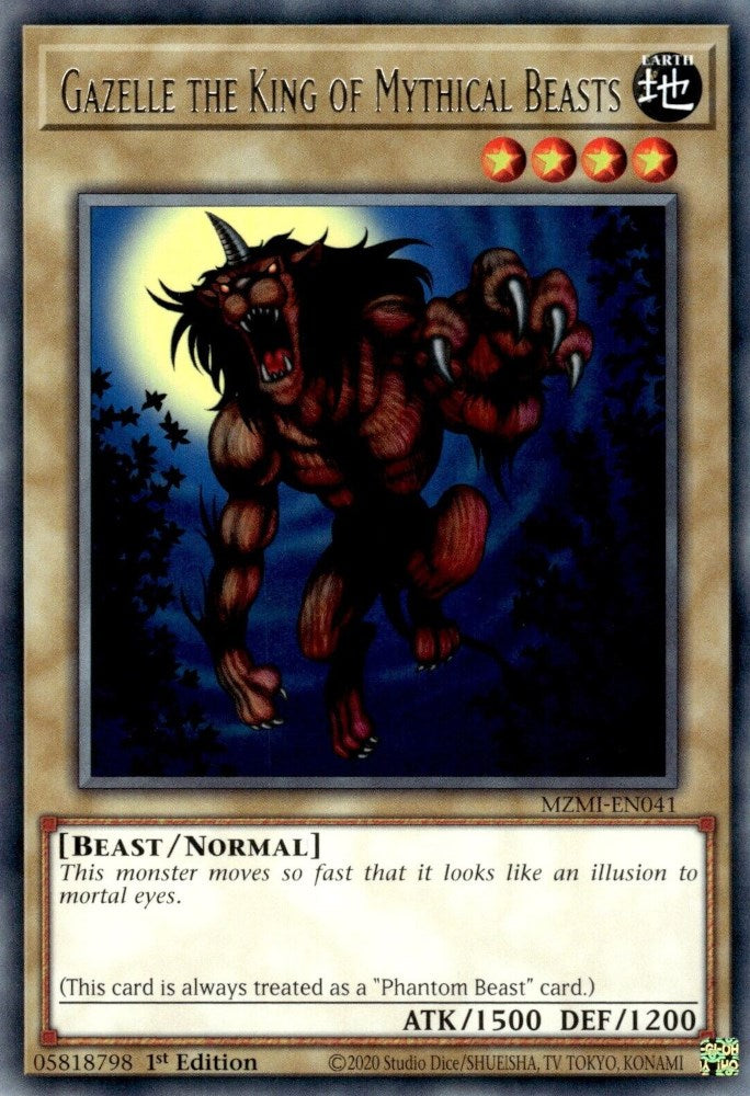 Gazelle the King of Mythical Beasts [MZMI-EN041] Rare | Cracking-Singles