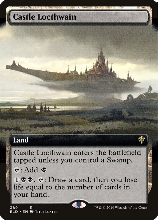 Castle Locthwain (Extended Art) [Throne of Eldraine] | Cracking-Singles