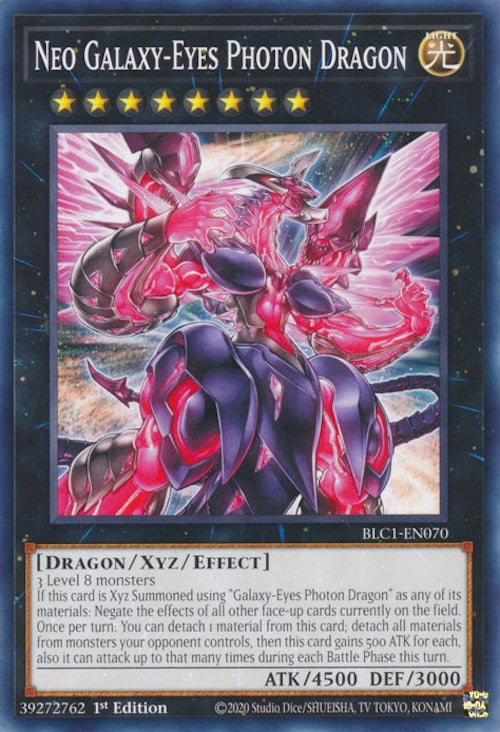 Neo Galaxy-Eyes Photon Dragon [BLC1-EN070] Common | Cracking-Singles