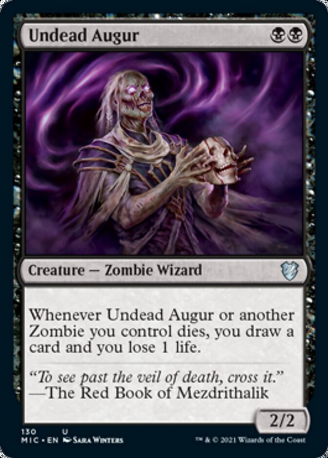 Undead Augur [Innistrad: Midnight Hunt Commander] | Cracking-Singles