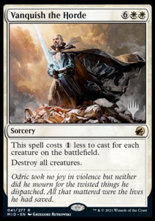 Vanquish the Horde (Promo Pack) [Innistrad: Midnight Hunt Promos] | Cracking-Singles