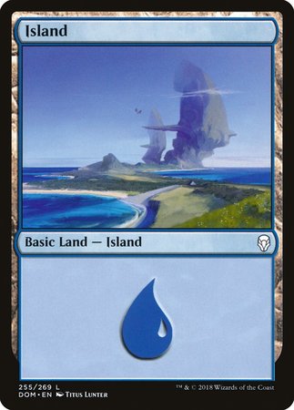 Island (255) [Dominaria] | Cracking-Singles