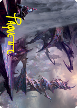 Prismari Campus Art Card (Gold-Stamped Signature) [Strixhaven: School of Mages Art Series] | Cracking-Singles