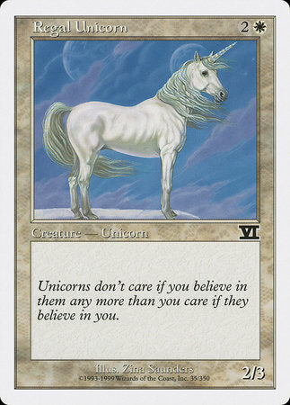 Regal Unicorn [Classic Sixth Edition] | Cracking-Singles