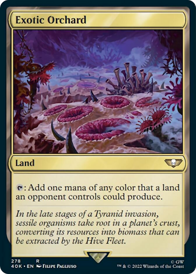 Exotic Orchard (Surge Foil) [Universes Beyond: Warhammer 40,000] | Cracking-Singles