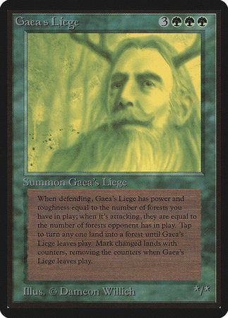 Gaea's Liege [Limited Edition Beta] | Cracking-Singles