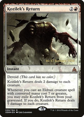 Kozilek's Return [Oath of the Gatewatch Promos] | Cracking-Singles