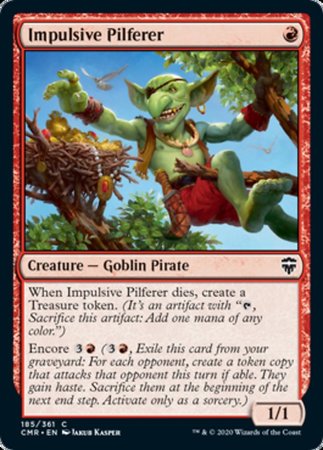 Impulsive Pilferer [Commander Legends] | Cracking-Singles