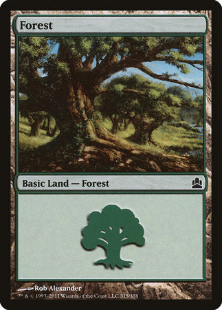 Forest (315) [Commander 2011] | Cracking-Singles
