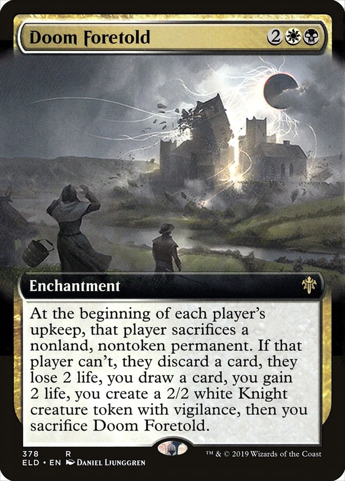 Doom Foretold (Extended Art) [Throne of Eldraine] | Cracking-Singles