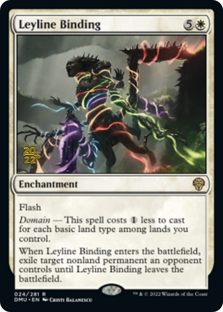 Leyline Binding [Dominaria United Prerelease Promos] | Cracking-Singles