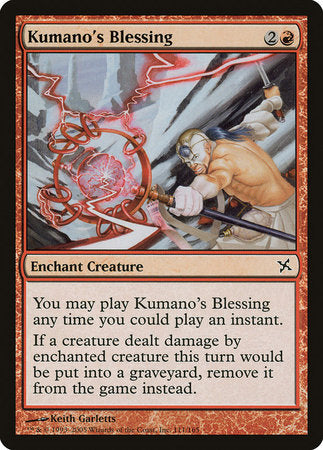 Kumano's Blessing [Betrayers of Kamigawa] | Cracking-Singles