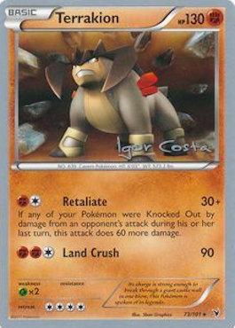 Terrakion (73/101) (Pesadelo Prism - Igor Costa) [World Championships 2012] | Cracking-Singles