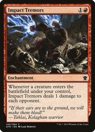 Impact Tremors [Dragons of Tarkir] | Cracking-Singles