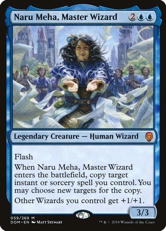 Naru Meha, Master Wizard [Dominaria] | Cracking-Singles