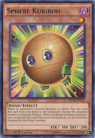 Sphere Kuriboh [MP16-EN121] Rare | Cracking-Singles