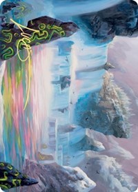 Glittering Frost Art Card (Gold-Stamped Signature) [Kaldheim: Art Series] | Cracking-Singles