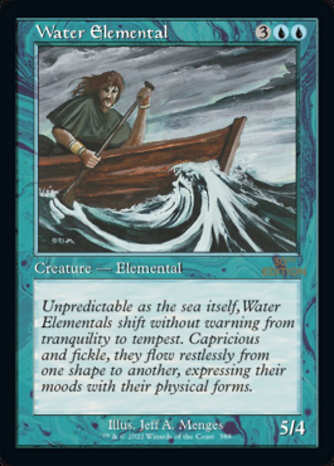 Water Elemental (Retro) [30th Anniversary Edition] | Cracking-Singles