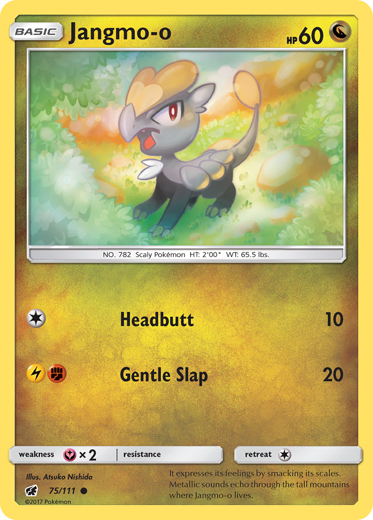 Jangmo-o (75/111) [Sun & Moon: Crimson Invasion] | Cracking-Singles