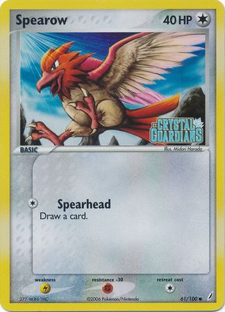 Spearow (61/100) (Stamped) [EX: Crystal Guardians] | Cracking-Singles
