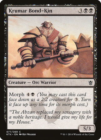 Krumar Bond-Kin [Khans of Tarkir] | Cracking-Singles