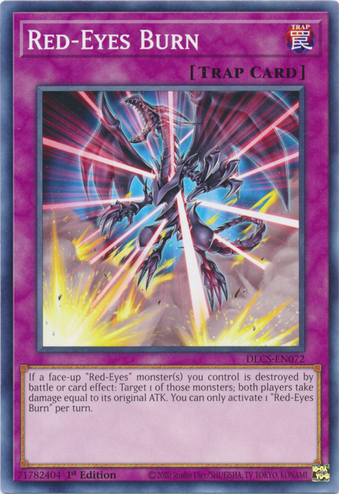 Red-Eyes Burn [DLCS-EN072] Common | Cracking-Singles