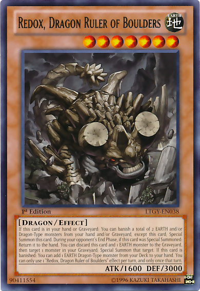 Redox, Dragon Ruler of Boulders [LTGY-EN038] Rare | Cracking-Singles