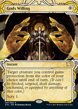 Gods Willing (Etched Foil) [Strixhaven Mystical Archive] | Cracking-Singles