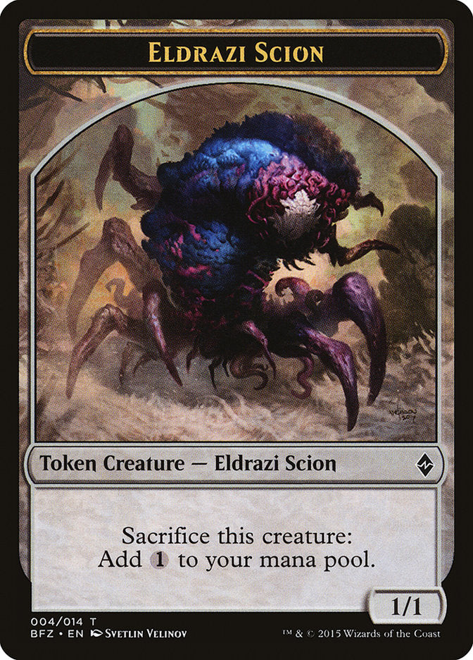 Eldrazi Scion (004/014) [Battle for Zendikar Tokens] | Cracking-Singles