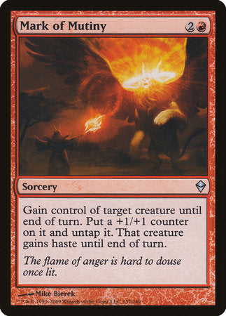 Mark of Mutiny [Zendikar] | Cracking-Singles